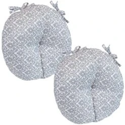 Sunnydaze Decor Sunnydaze Indoor/Outdoor Polyester Replacement Round Bistro Chair Seat Cushions - 15" - 2pk 15 Sunnydaze Decor Sunnydaze Indoor/Outdoor Polyester Replacement Round Bistro Chair Seat Cushions - 15" - 2pk -Sunnydaze Decor GUEST 00ab9ad4 7bec 43db 88a7 6f9e8228840c