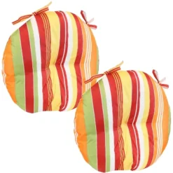 Sunnydaze Decor Sunnydaze Indoor/Outdoor Polyester Replacement Round Bistro Chair Seat Cushions - 15" - 2pk 17 Sunnydaze Decor Sunnydaze Indoor/Outdoor Polyester Replacement Round Bistro Chair Seat Cushions - 15" - 2pk -Sunnydaze Decor GUEST 00bd7424 a4d8 4e7e 8777 815b5ab5c9a5