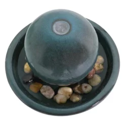 Sunnydaze Decor Sunnydaze Indoor Home Decorative Smooth Glazed Ceramic Orb Tabletop Water Fountain Feature - 7" - Green 11 Sunnydaze Decor Sunnydaze Indoor Home Decorative Smooth Glazed Ceramic Orb Tabletop Water Fountain Feature - 7" - Green -Sunnydaze Decor GUEST 01156ac3 6fdb 4f56 a42b f023a51f9734