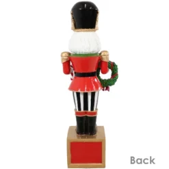 Sunnydaze Decor Sunnydaze Indoor/Outdoor Porch Or Living Room Resin Karl The Christmas Nutcracker Holiday Decorative Statue - 48" -Sunnydaze Decor GUEST 015c4729 213f 4453 972f 00d3015b7198