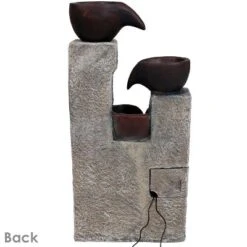 Sunnydaze Decor Sunnydaze Outdoor Polyresin Solar Powered Aged Tiered Vessels Water Fountain With Battery Backup - 29" -Sunnydaze Decor GUEST 0199d977 706c 4261 9d2a 5eff55c1a86c