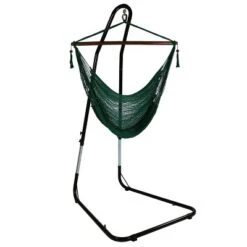 Sunnydaze Decor Sunnydaze Caribbean Style Extra Large Hanging Rope Hammock Chair Swing With Stand - 300 Lb Weight Capacity 30 Sunnydaze Decor Sunnydaze Caribbean Style Extra Large Hanging Rope Hammock Chair Swing With Stand - 300 Lb Weight Capacity -Sunnydaze Decor GUEST 02523054 699e 495b 8a70 ad111a99b8ff