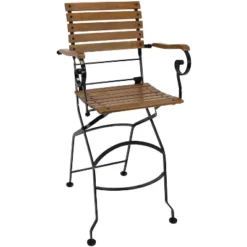 Sunnydaze Decor Sunnydaze Outdoor Deluxe Chestnut Wood Folding Patio Table And Bar Chairs Set - Brown - 3pc 8 Sunnydaze Decor Sunnydaze Outdoor Deluxe Chestnut Wood Folding Patio Table And Bar Chairs Set - Brown - 3pc -Sunnydaze Decor GUEST 04e04455 c92a 48e9 a55c 8957e964b942