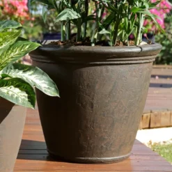 Sunnydaze Decor Sunnydaze Indoor/Outdoor Patio, Garden, Or Porch Weather-Resistant Double-Walled Anjelica Flower Pot Planter - 24" 10 Sunnydaze Decor Sunnydaze Indoor/Outdoor Patio, Garden, Or Porch Weather-Resistant Double-Walled Anjelica Flower Pot Planter - 24" -Sunnydaze Decor GUEST 059bec10 f422 4091 91ec f02d0aa38580