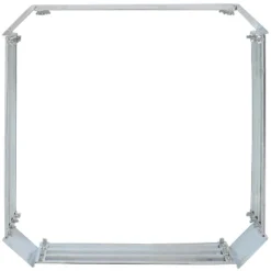 Sunnydaze Decor Sunnydaze Corrugated Galvanized Steel Raised Garden Bed For Plants, Vegetables, And Flowers - 24" Square X 11.75" H -Sunnydaze Decor GUEST 089cb040 51af 4fc3 9f6c bad9e7813f93