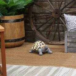 Sunnydaze Decor Sunnydaze 10.5" Mildred The Magnanimous Mosaic Polystone Turtle Statue With Hand-Painted Shell -Sunnydaze Decor GUEST 0c0b4eef d615 4c1d a9c1 aa2b66edf5e3