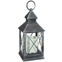 Sunnydaze Decor Sunnydaze 10" Yorktown Black Traditional Style Plastic And Glass Battery Operated Indoor LED Candle Lantern 19 Sunnydaze Decor Sunnydaze 10" Yorktown Black Traditional Style Plastic And Glass Battery Operated Indoor LED Candle Lantern -Sunnydaze Decor GUEST 0dded4a5 002e 4dc9 acd6 1d161164b5d1