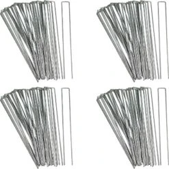 Sunnydaze Decor Sunnydaze Outdoor Lawn And Garden Galvanized Steel Staple Stakes For Landscape Fabric, Fences, And Sod - 12" -Sunnydaze Decor GUEST 112317dc a6b5 4ab1 976b fe3604f49698
