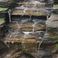 Sunnydaze Decor Sunnydaze 14"H Electric Polyresin Shale Falls Outdoor Water Fountain With LED Lights 18 Sunnydaze Decor Sunnydaze 14"H Electric Polyresin Shale Falls Outdoor Water Fountain With LED Lights -Sunnydaze Decor GUEST 116b5cd5 276a 4dda 94ef 495d2f218a95