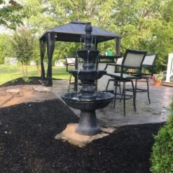 Sunnydaze Decor Sunnydaze 52"H Electric Fiberglass And Resin 4-Tier Pineapple Top Outdoor Water Fountain 20 Sunnydaze Decor Sunnydaze 52"H Electric Fiberglass And Resin 4-Tier Pineapple Top Outdoor Water Fountain -Sunnydaze Decor GUEST 1261298a c849 4180 9e34 e9813ab90cf9