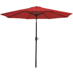 Sunnydaze Decor Sunnydaze Outdoor Aluminum Patio Table Umbrella With Polyester Canopy And Push Button Tilt And Crank - 9' 37 Sunnydaze Decor Sunnydaze Outdoor Aluminum Patio Table Umbrella With Polyester Canopy And Push Button Tilt And Crank - 9' -Sunnydaze Decor GUEST 18b32dd1 a35f 4a08 87d4 45c585cae9ee