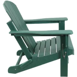 Sunnydaze Decor Sunnydaze Portable, Foldable, Outdoor Adirondack Chair - All-Weather Design - 300-Pound Capacity - 34.5" H 16 Sunnydaze Decor Sunnydaze Portable, Foldable, Outdoor Adirondack Chair - All-Weather Design - 300-Pound Capacity - 34.5" H -Sunnydaze Decor GUEST 1a20672f 161d 4515 b836 2839701fb0ff