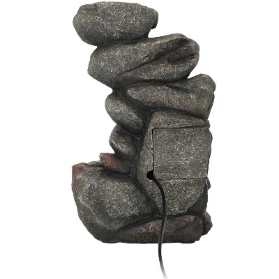 Sunnydaze Decor Sunnydaze Indoor Office Entryway Tabletop Serene Rocky Falls Water Fountain Feature With LED Light - 10" 5 Sunnydaze Decor Sunnydaze Indoor Office Entryway Tabletop Serene Rocky Falls Water Fountain Feature With LED Light - 10" - Image 5