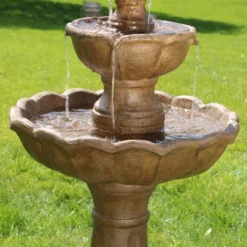 Sunnydaze Decor Sunnydaze 38"H Electric Resin 2-Tier Blooming Flower Outdoor Water Feature 12 Sunnydaze Decor Sunnydaze 38"H Electric Resin 2-Tier Blooming Flower Outdoor Water Feature -Sunnydaze Decor GUEST 1c963c7f 7008 48e0 bf8d 3abbdc509b26
