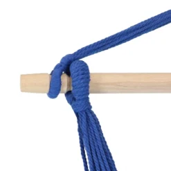 Sunnydaze Decor Sunnydaze Double Cushion Hanging Rope Hammock Chair Swing - 265 Lb Weight Capacity - Cornflower Stripes 9 Sunnydaze Decor Sunnydaze Double Cushion Hanging Rope Hammock Chair Swing - 265 Lb Weight Capacity - Cornflower Stripes -Sunnydaze Decor GUEST 1d1947e7 0ca2 402f 9e2b a43b7090993c