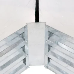 Sunnydaze Decor Sunnydaze Steel Raised Garden Bed With PVC Greenhouse Cover - Clear -Sunnydaze Decor GUEST 20713a27 8335 439f bc74 b489efd4d043