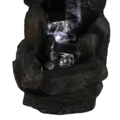 Sunnydaze Decor Sunnydaze Outdoor Solar Powered Rock Falls Water Fountain With Battery Backup, Submersible Pump, And LED Lights - 22" 10 Sunnydaze Decor Sunnydaze Outdoor Solar Powered Rock Falls Water Fountain With Battery Backup, Submersible Pump, And LED Lights - 22" -Sunnydaze Decor GUEST 2470745f 6e69 46f9 b3e7 afd0f5986530