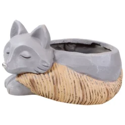 Sunnydaze Decor Sunnydaze Finley The Fox Planter Statue - Indoor/Indoor Decorative Figurine - 12" -Sunnydaze Decor GUEST 25619ef6 5288 427b a5d0 c90059e74239