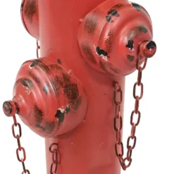 Sunnydaze Decor Sunnydaze Metal Fire Hydrant Outdoor Garden Statue Decor With Red Finish - 21" -Sunnydaze Decor GUEST 262d8fe7 895b 4af3 8561 18505b27e525