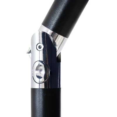 Sunnydaze Decor Sunnydaze Outdoor Aluminum Pool Patio Umbrella With Solar LED Lights, Tilt, And Crank - 9' 7 Sunnydaze Decor Sunnydaze Outdoor Aluminum Pool Patio Umbrella With Solar LED Lights, Tilt, And Crank - 9' - Image 7