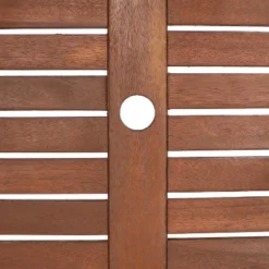 Sunnydaze Decor Sunnydaze Outdoor Meranti Wood With Teak Oil Finish Rustic Square Backyard Patio Dining Table - 31" - Brown -Sunnydaze Decor GUEST 2b5350b0 4608 438b 8f4a 966486a13033