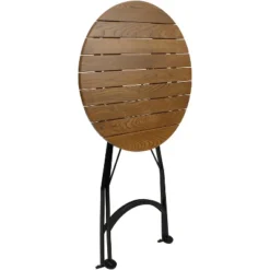 Sunnydaze Decor Sunnydaze Outdoor Deluxe Chestnut Wood Folding Patio Table And Bar Chairs Set - Brown - 3pc 9 Sunnydaze Decor Sunnydaze Outdoor Deluxe Chestnut Wood Folding Patio Table And Bar Chairs Set - Brown - 3pc -Sunnydaze Decor GUEST 3198874e 07fa 4270 89e4 0b6a1cd3adcf 1