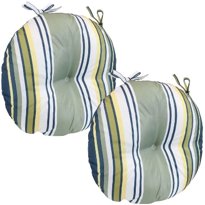 Sunnydaze Decor Sunnydaze Indoor/Outdoor Polyester Replacement Round Bistro Chair Seat Cushions - 15" - 2pk 6 Sunnydaze Decor Sunnydaze Indoor/Outdoor Polyester Replacement Round Bistro Chair Seat Cushions - 15" - 2pk - Image 6