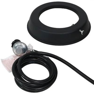 Sunnydaze Decor Sunnydaze Contempo Outdoor Propane Gas Fire Pit Bowl With Weather-Resistant Durable Cover And Lava Rocks - 34" Square 7 Sunnydaze Decor Sunnydaze Contempo Outdoor Propane Gas Fire Pit Bowl With Weather-Resistant Durable Cover And Lava Rocks - 34" Square - Image 7