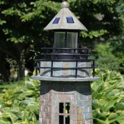 Sunnydaze Decor Sunnydaze Outdoor Backyard Garden Nautical Lighthouse Solar LED Pathlight Statue Figurine - 35" - Brick 12 Sunnydaze Decor Sunnydaze Outdoor Backyard Garden Nautical Lighthouse Solar LED Pathlight Statue Figurine - 35" - Brick -Sunnydaze Decor GUEST 3751b170 31fc 4528 928b 9b10db33a890