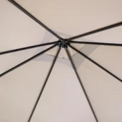 Sunnydaze Decor Sunnydaze Steel Open Gazebo With Weather-Resistant Polyester Fabric Top And Black Metal Frame For Backyard, Garden, Deck Or Patio - 10' X 10' - Gray -Sunnydaze Decor GUEST 37b716ef e952 48f0 aa8b 642b25584d6f