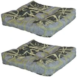 Sunnydaze Decor Sunnydaze Indoor/Outdoor Replacement Square Tufted Patio Chair Seat And Back Cushions - 20" - 2pk 20 Sunnydaze Decor Sunnydaze Indoor/Outdoor Replacement Square Tufted Patio Chair Seat And Back Cushions - 20" - 2pk -Sunnydaze Decor GUEST 3ad9c209 96f8 4e9a a774 e5b98acadba9