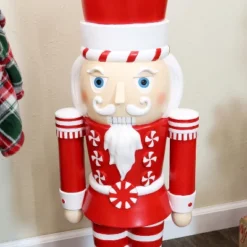 Sunnydaze Decor Sunnydaze Alfonso The Noble Large Indoor/Outdoor Nutcracker Statue - Red/White - 36" -Sunnydaze Decor GUEST 3b601754 d39b 4458 826a 4d84095376e5