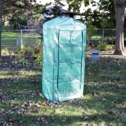 Sunnydaze Decor Sunnydaze Outdoor Portable Growing Rack 4-Tier Greenhouse With Roll-Up Door - 4 Shelves - Green 13 Sunnydaze Decor Sunnydaze Outdoor Portable Growing Rack 4-Tier Greenhouse With Roll-Up Door - 4 Shelves - Green -Sunnydaze Decor GUEST 41250260 e039 4fb9 85c4 e82241ccdc30