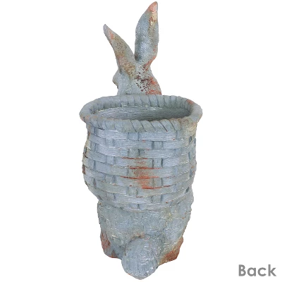 Sunnydaze Decor Sunnydaze 17" Roman The Carrot Collector Rabbit Indoor/Outdoor Statue Figurine - Patio, Lawn And Garden Decoration 4 Sunnydaze Decor Sunnydaze 17" Roman The Carrot Collector Rabbit Indoor/Outdoor Statue Figurine - Patio, Lawn And Garden Decoration - Image 4