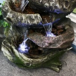 Sunnydaze Decor Sunnydaze Indoor Decorative Calming 5-Step Rock Falls Waterfall Tabletop Water Fountain With LED Lights - 14" 12 Sunnydaze Decor Sunnydaze Indoor Decorative Calming 5-Step Rock Falls Waterfall Tabletop Water Fountain With LED Lights - 14" -Sunnydaze Decor GUEST 41f2469e 86f3 49fe a913 9996c04b8497