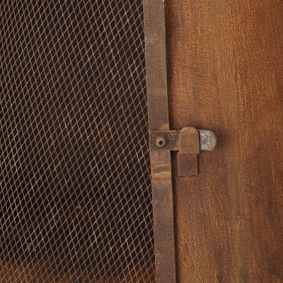 Sunnydaze Decor Sunnydaze Outdoor Backyard Large Freestanding Oxidized Steel Wood-Burning Fire Pit Chiminea - 70" - Rust Finish 4 Sunnydaze Decor Sunnydaze Outdoor Backyard Large Freestanding Oxidized Steel Wood-Burning Fire Pit Chiminea - 70" - Rust Finish - Image 4