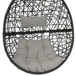Sunnydaze Decor Sunnydaze Outdoor Resin Wicker Patio Caroline Lounge Hanging Basket Egg Chair With Cushions - 2pc -Sunnydaze Decor GUEST 4d8a8a42 9c8a 4f7f 94d8 c30477177e28
