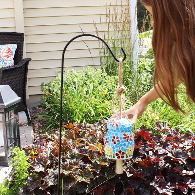 Sunnydaze Decor Sunnydaze Outdoor Spring Flowers Mosaic Glass Wind Chime Bell - 7" 8 Sunnydaze Decor Sunnydaze Outdoor Spring Flowers Mosaic Glass Wind Chime Bell - 7" - Image 8