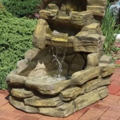 Sunnydaze Decor Sunnydaze 37"H Electric Fiberglass Stone Falls Waterfall Outdoor Water Fountain 13 Sunnydaze Decor Sunnydaze 37"H Electric Fiberglass Stone Falls Waterfall Outdoor Water Fountain -Sunnydaze Decor GUEST 53f1d54d 1d38 4121 b6ba 0b2227094c8c