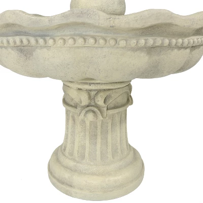 Sunnydaze Decor Sunnydaze 51"H Electric Polyresin And Fiberglass 3-Tier Pineapple Top Outdoor Water Fountain 4 Sunnydaze Decor Sunnydaze 51"H Electric Polyresin And Fiberglass 3-Tier Pineapple Top Outdoor Water Fountain - Image 4
