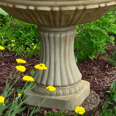 Sunnydaze Decor Sunnydaze 55"H Electric Polystone Classic Style 3-Tier Designer Outdoor Water Fountain 10 Sunnydaze Decor Sunnydaze 55"H Electric Polystone Classic Style 3-Tier Designer Outdoor Water Fountain - Image 10