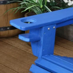 Sunnydaze Decor Sunnydaze All-Weather HDPE Outdoor Patio Adirondack Chair With Drink Holder -Sunnydaze Decor GUEST 5fcfea59 28db 4ba7 bb31 fd514d99a925