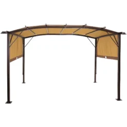 Sunnydaze Decor Sunnydaze 9' X 12' Metal Arched Pergola With Retractable Canopy 17 Sunnydaze Decor Sunnydaze 9' X 12' Metal Arched Pergola With Retractable Canopy -Sunnydaze Decor GUEST 62810a3f 1069 4f3b 8377 e02fe97b1496