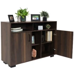 Sunnydaze Decor Sunnydaze Indoor Anthony Sideboard Storage Buffet Cabinet With Shelves - 48.5" 21 Sunnydaze Decor Sunnydaze Indoor Anthony Sideboard Storage Buffet Cabinet With Shelves - 48.5" -Sunnydaze Decor GUEST 63e2eb89 008e 449a bbc2 6a9dd508c3d5