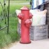 Sunnydaze Decor Sunnydaze Metal Fire Hydrant Outdoor Garden Statue Decor With Red Finish - 21"
