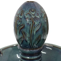 Sunnydaze Decor Sunnydaze 38"H Electric Ceramic 2-Tier Outdoor Water Feature With LED Lights, Green 11 Sunnydaze Decor Sunnydaze 38"H Electric Ceramic 2-Tier Outdoor Water Feature With LED Lights, Green -Sunnydaze Decor GUEST 676203a0 5103 45a4 b8c9 04e12c0d1407