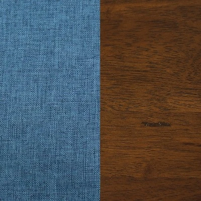 Sunnydaze Decor Sunnydaze Indoor Counter-Height Dining Table Set With 2 Cushioned Stools And 1 Cushioned Bench - Weathered Oak Finish 4 Sunnydaze Decor Sunnydaze Indoor Counter-Height Dining Table Set With 2 Cushioned Stools And 1 Cushioned Bench - Weathered Oak Finish - Image 4