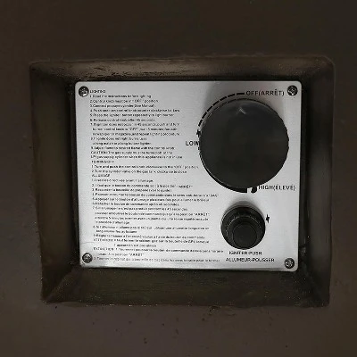 Sunnydaze Decor Sunnydaze 55,000 BTU Rectangular Outdoor Propane Gas Fiberglass Fire Pit Table With Lava Rocks - 56" L - Brown 3 Sunnydaze Decor Sunnydaze 55,000 BTU Rectangular Outdoor Propane Gas Fiberglass Fire Pit Table With Lava Rocks - 56" L - Brown - Image 3