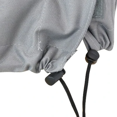 Sunnydaze Decor Sunnydaze Outdoor Weather-Resistant Heavy-Duty Polyester With PVC Backing Firewood Log Rack Cover - Gray And Green 4 Sunnydaze Decor Sunnydaze Outdoor Weather-Resistant Heavy-Duty Polyester With PVC Backing Firewood Log Rack Cover - Gray And Green - Image 4