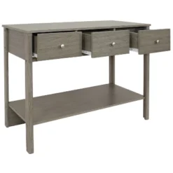 Sunnydaze Decor Sunnydaze MDF Indoor Entryway Console Table With 3 Drawers - 30" H - Thunder Gray -Sunnydaze Decor GUEST 75fb27e3 1033 4cdd b59a 2f9ac7b80278